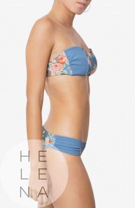 Dos Mares Bikini Chloe Estampado Bandeau Sin Aros