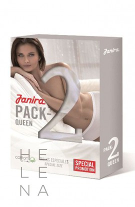 Janira Pack-2 Braga Milano Queen Esencial Algodón